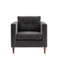 Hampstead Armchair In Charcoal By Perfected