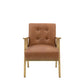 Apollo Armchair Antique Brown Leather