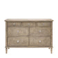 Galliano 7 Drawer Chest 1300x450x885mm