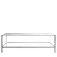 Rothbert Coffee Table Silver 1200x650x400mm