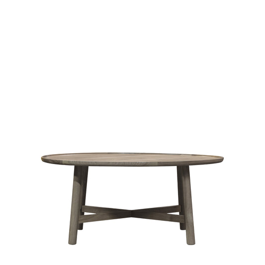 Kingsley Round Coffee Table Grey 900x900x400mm