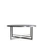 Nero Coffee Table Silver 900x900x400mm