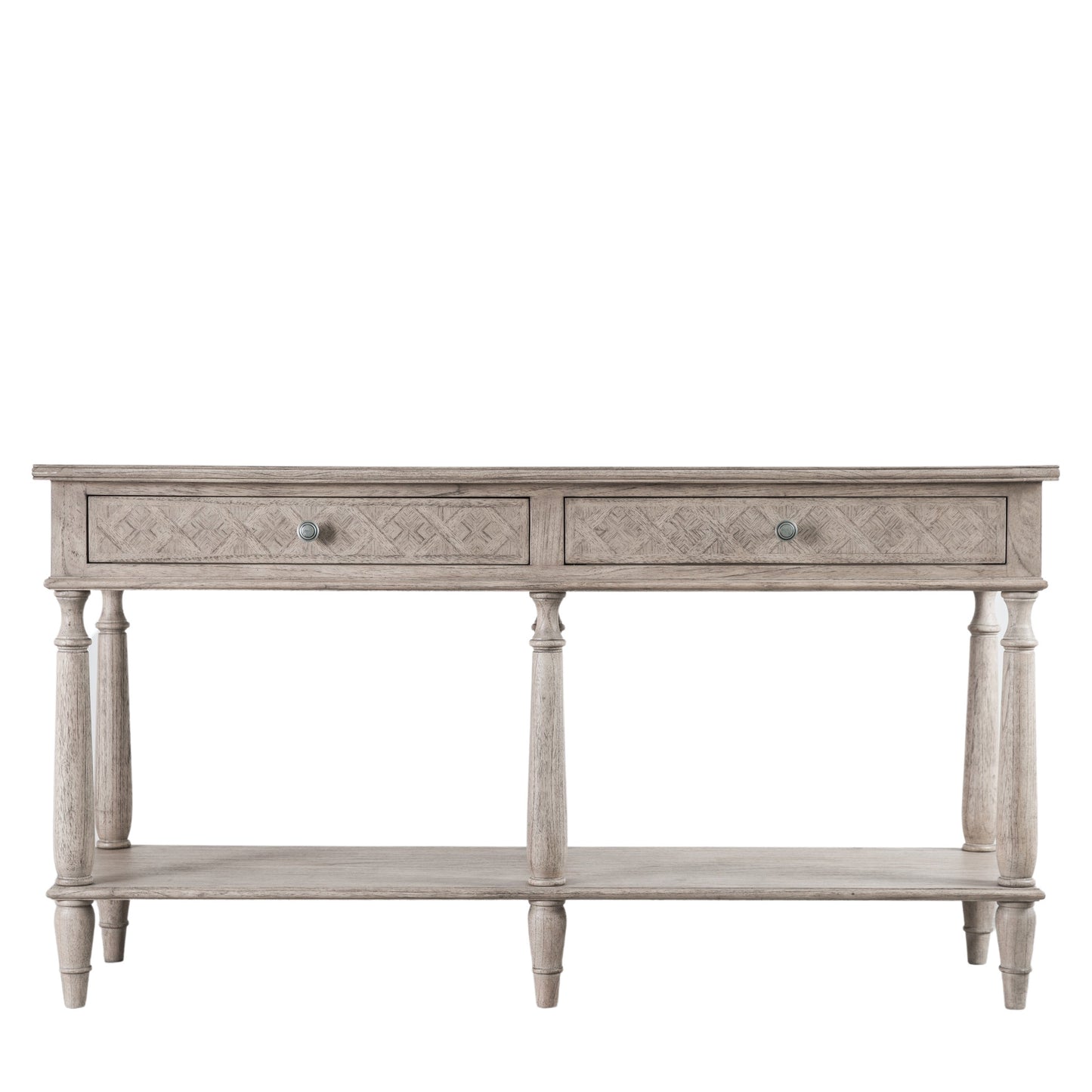 Galliano 2 Drawer Console Table 1500x450x800mm