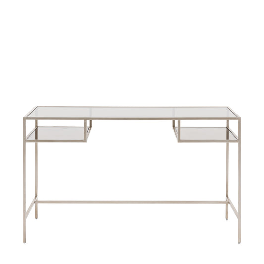 Rothbert Desk Silver 1300x500x760mm