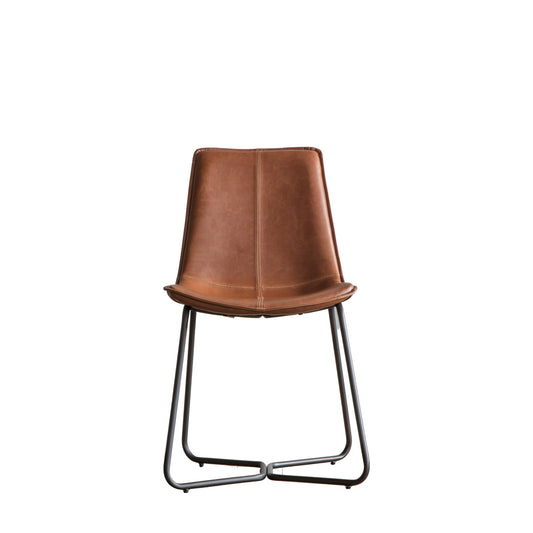 Cecilia Chair Brown (2pk) 490x550x860mm