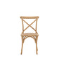 Cafe Chair Natural/Rattan Set of Two