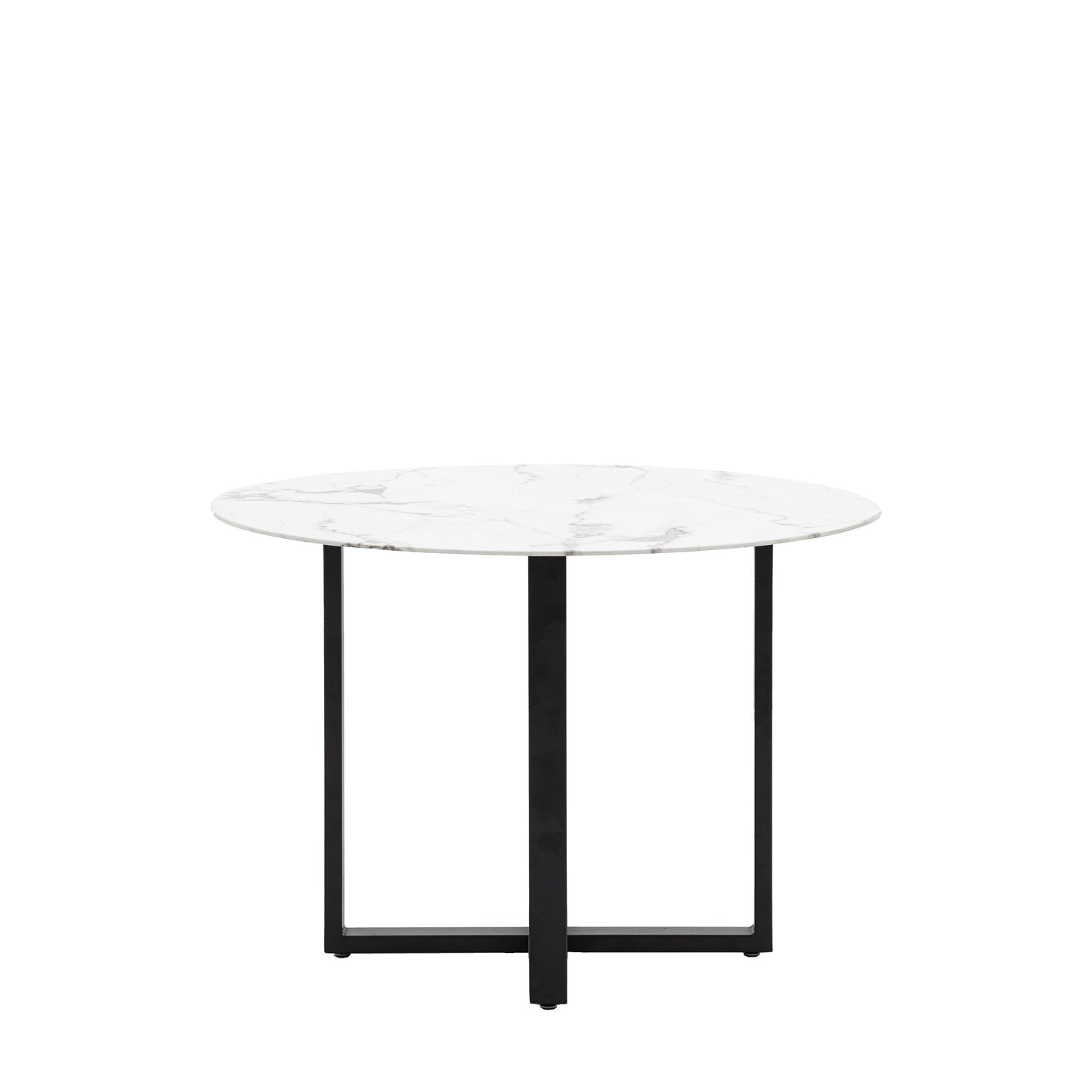 Berkeley Dining Table White Effect 1100x1100x750mm