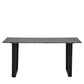 Boston Dining Table Black Effect 1600x900x750mm