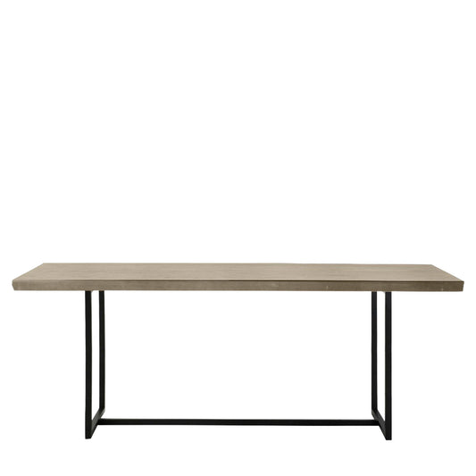 Butler Dining Table Grey 900x2200x750mm