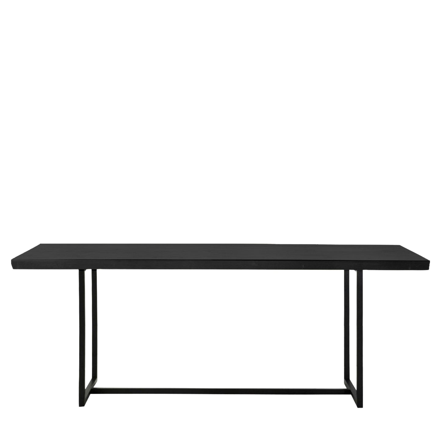 Butler Dining Table Black 900x2200x750mm