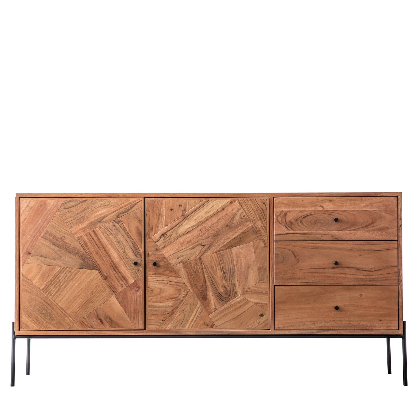 Oklahoma 2 Door 3 Drawer Sideboard 1530x450x750mm