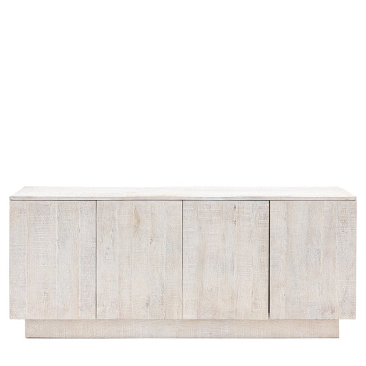 Collins 4 Door Sideboard Whitewash 1700x450x700mm