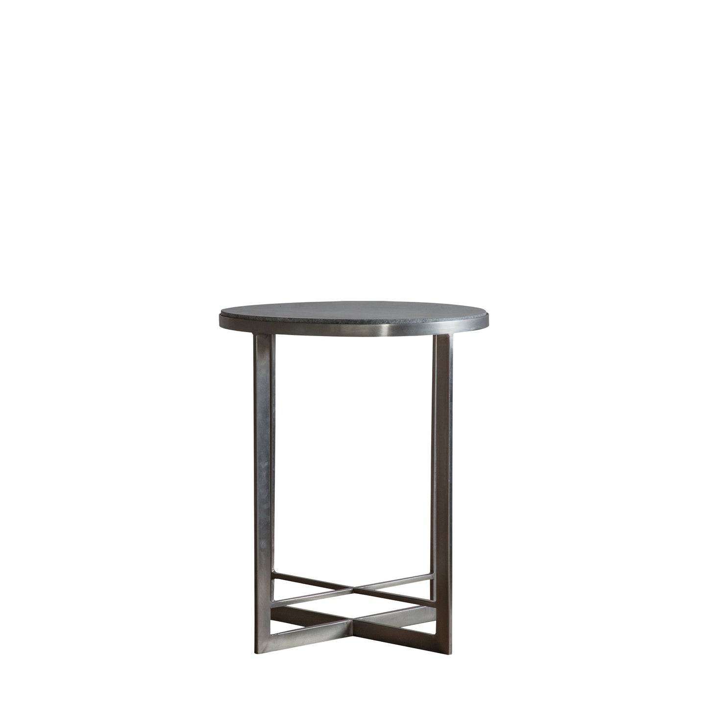 Neros Side Table Silver 460x460x560mm