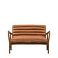 Bonita 2 Seater Sofa Vintage Brown Leather