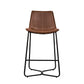 Cecilia Stool Brown (2pk) 480x550x975mm