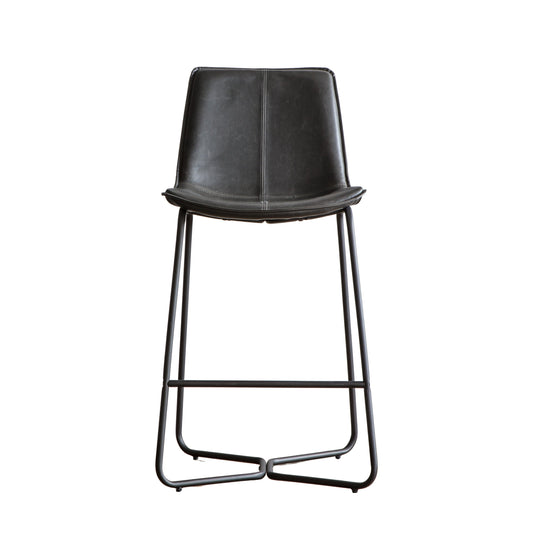 Cecilia Stool Charcoal (2pk) 480x550x975mm