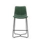 Cecilia Stool Green (2pk) 480x550x975mm