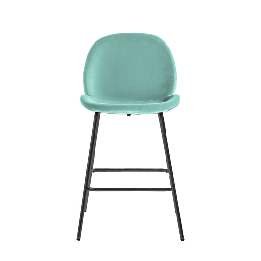 Set of Two Palermo Bar Stools Pair in Mint By Perfected