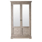 Galliano 2 Mirror Door Wardrobe 1112x606x1950mm