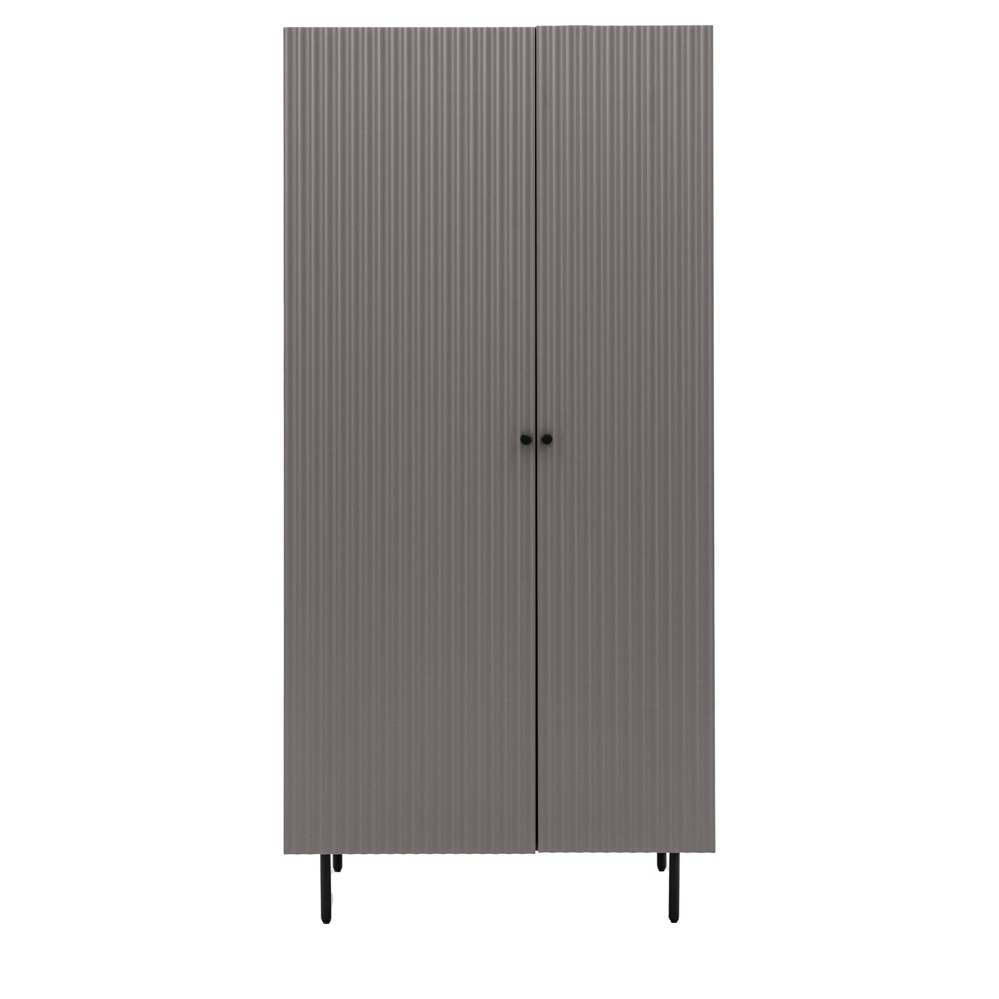 Auburn 2 Door Wardrobe Grey 520x850x1780mm