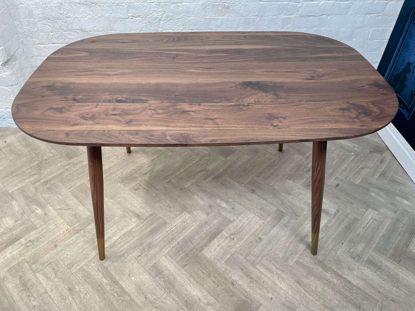 J D Williams Vivian 4-6 Seater Dining Table Walnut