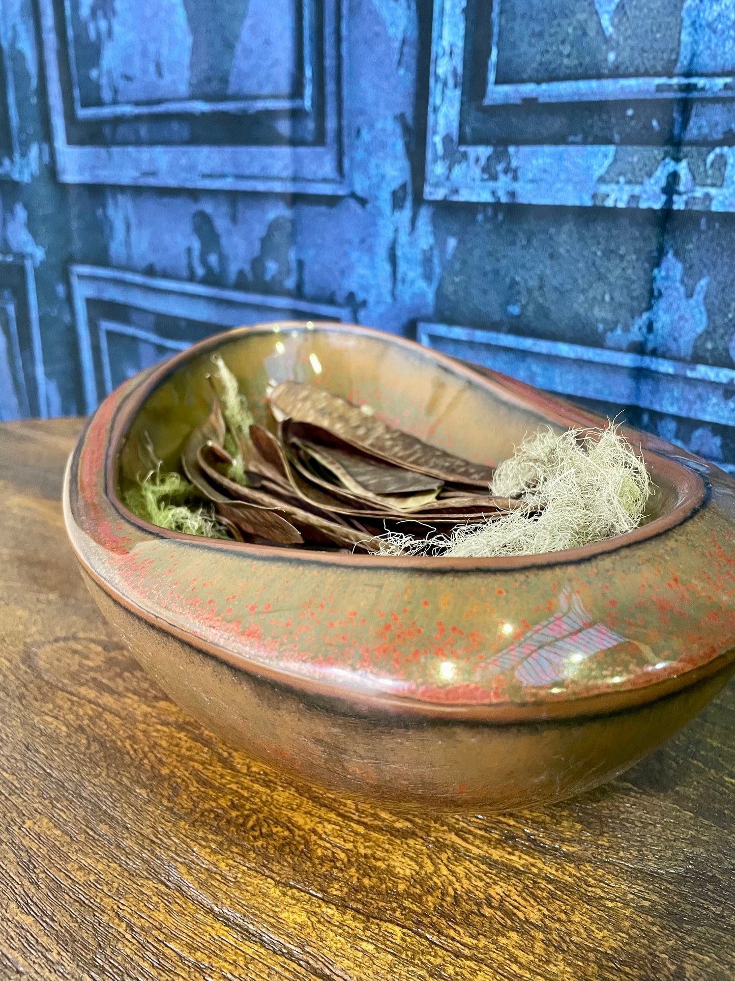 Burnt Orange Decorative Bowl