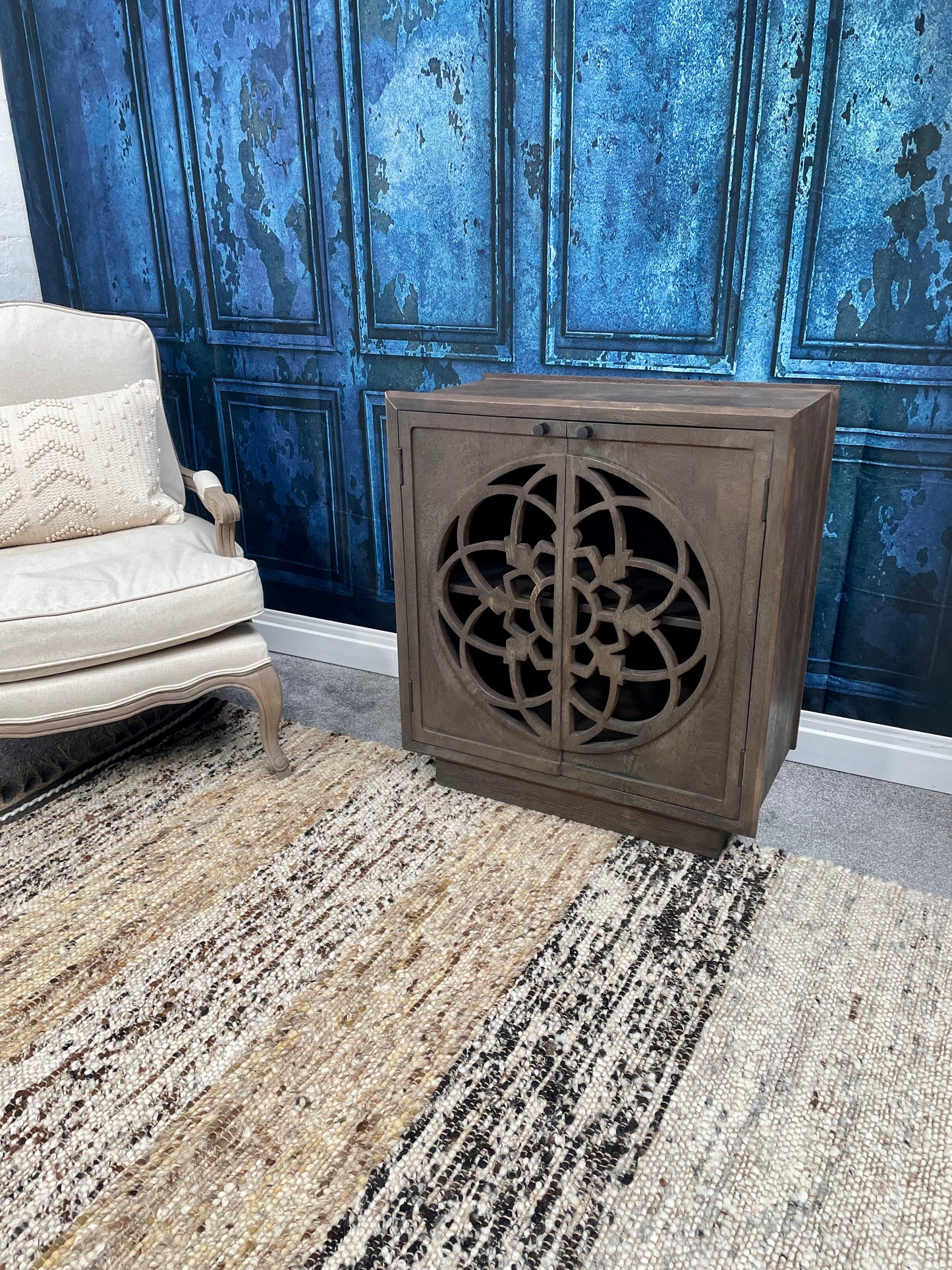 Flower Of Life Two Door Cabinet