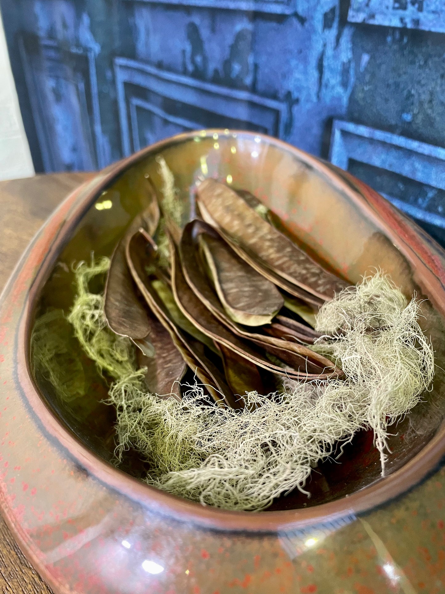 Burnt Orange Decorative Bowl