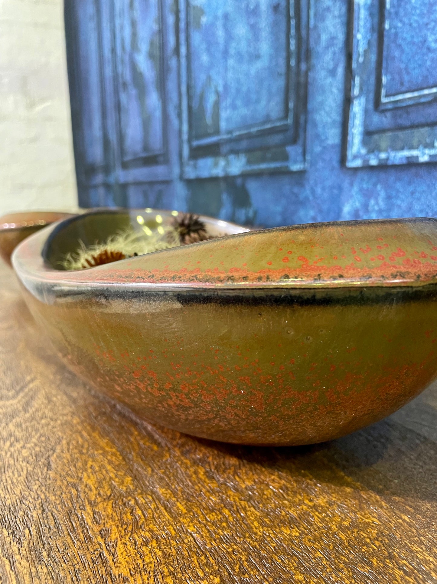 Burnt Orange Decorative Bowl