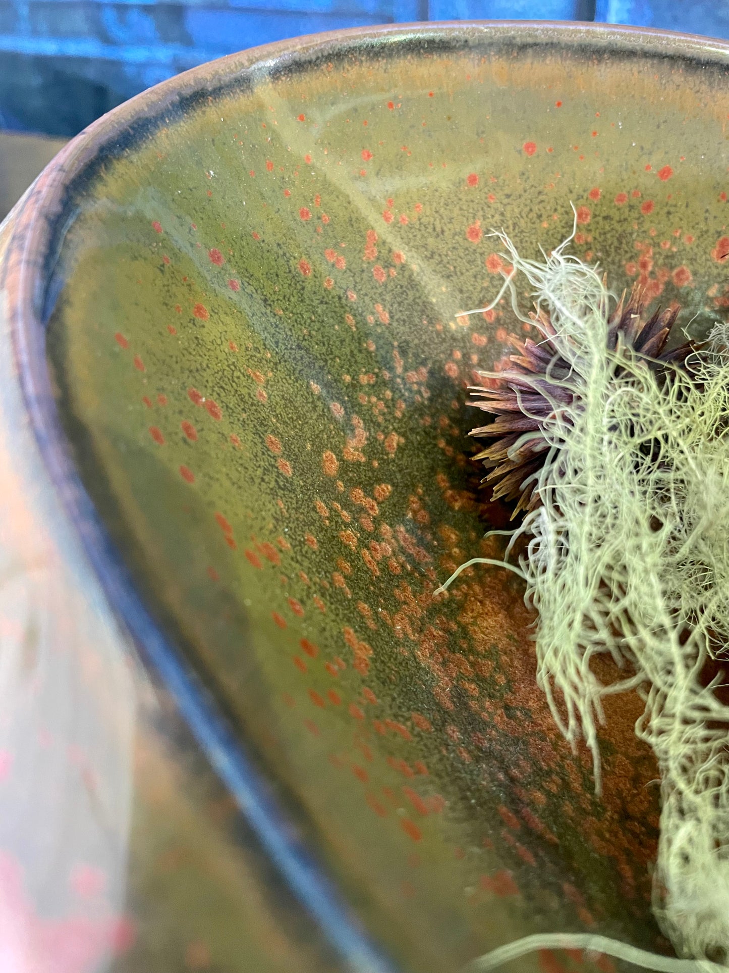 Burnt Orange Decorative Bowl