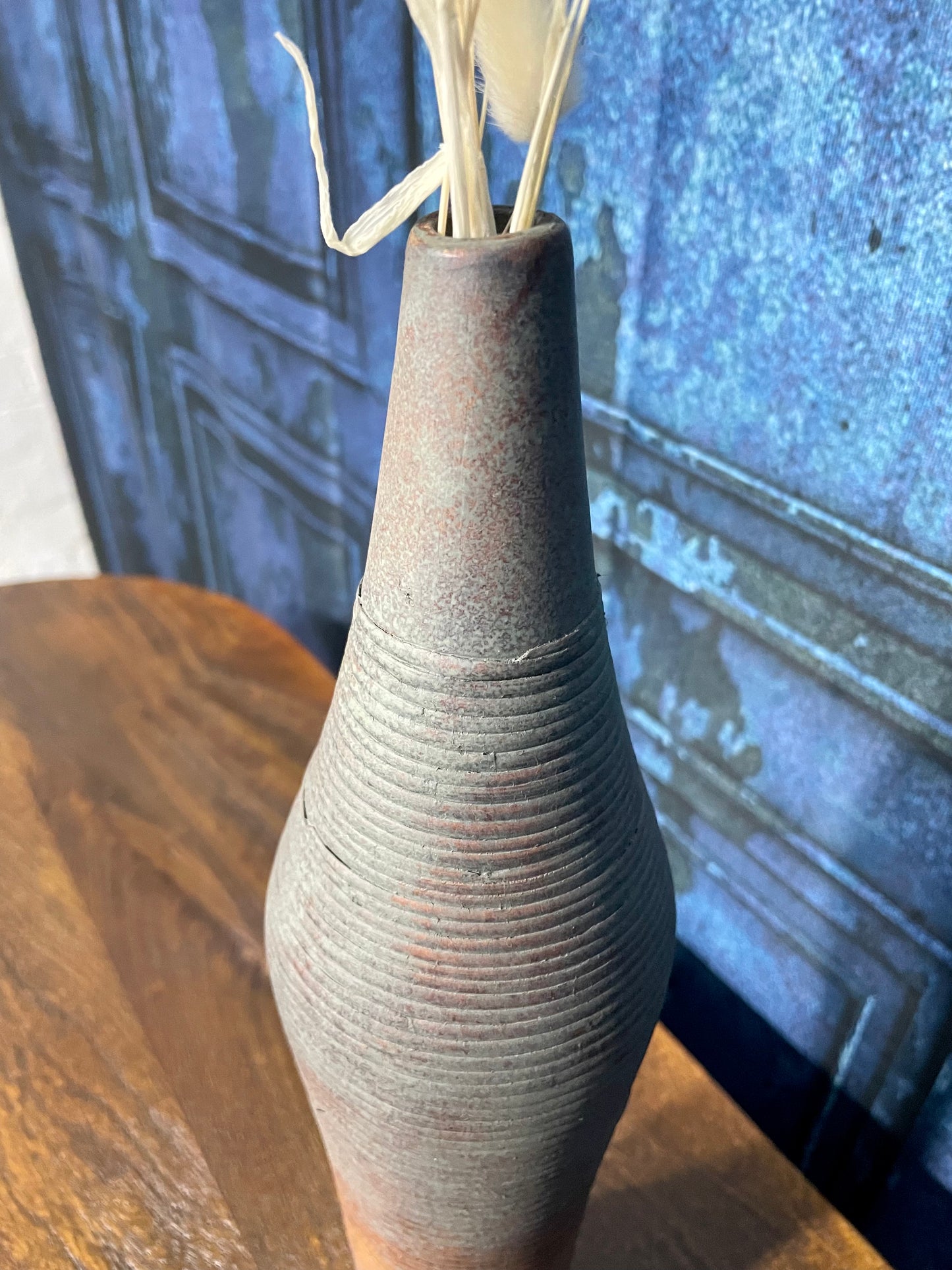 Small Rustic Bottle Neck Vase