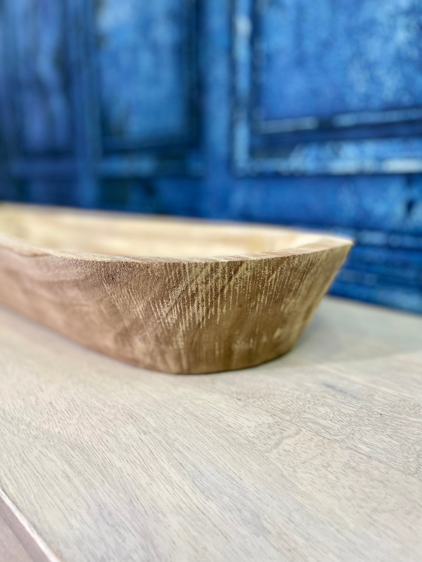 Reclaimed Wooden Storage Bowl