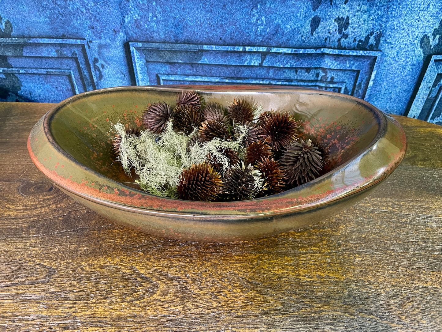 Burnt Orange Decorative Bowl