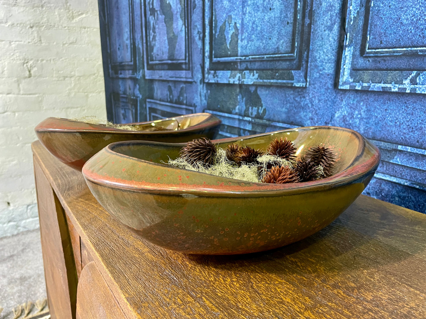 Burnt Orange Decorative Bowl