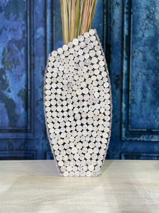 Large Flat Vase