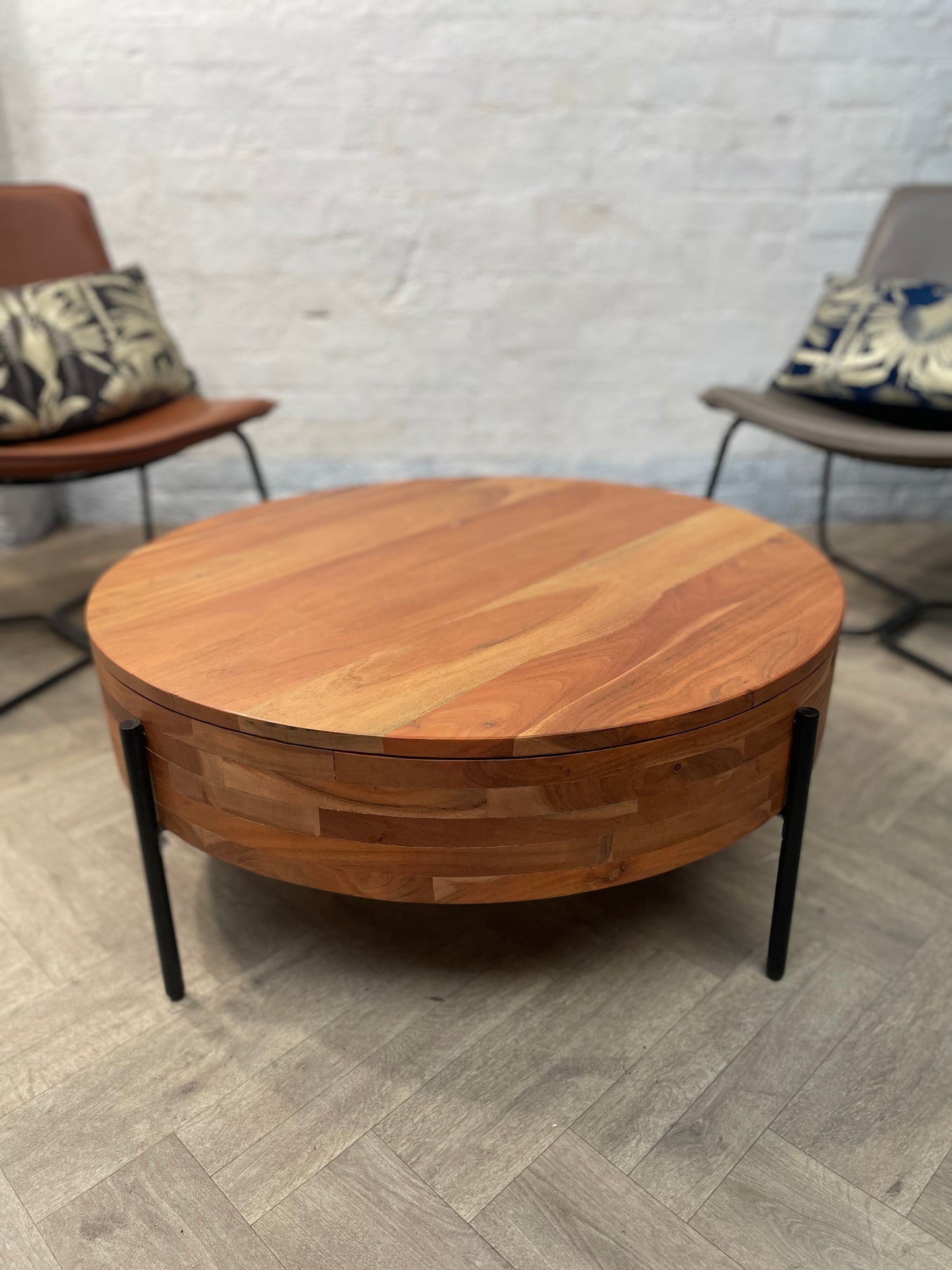 Solomon Acacia Wood Coffee Table