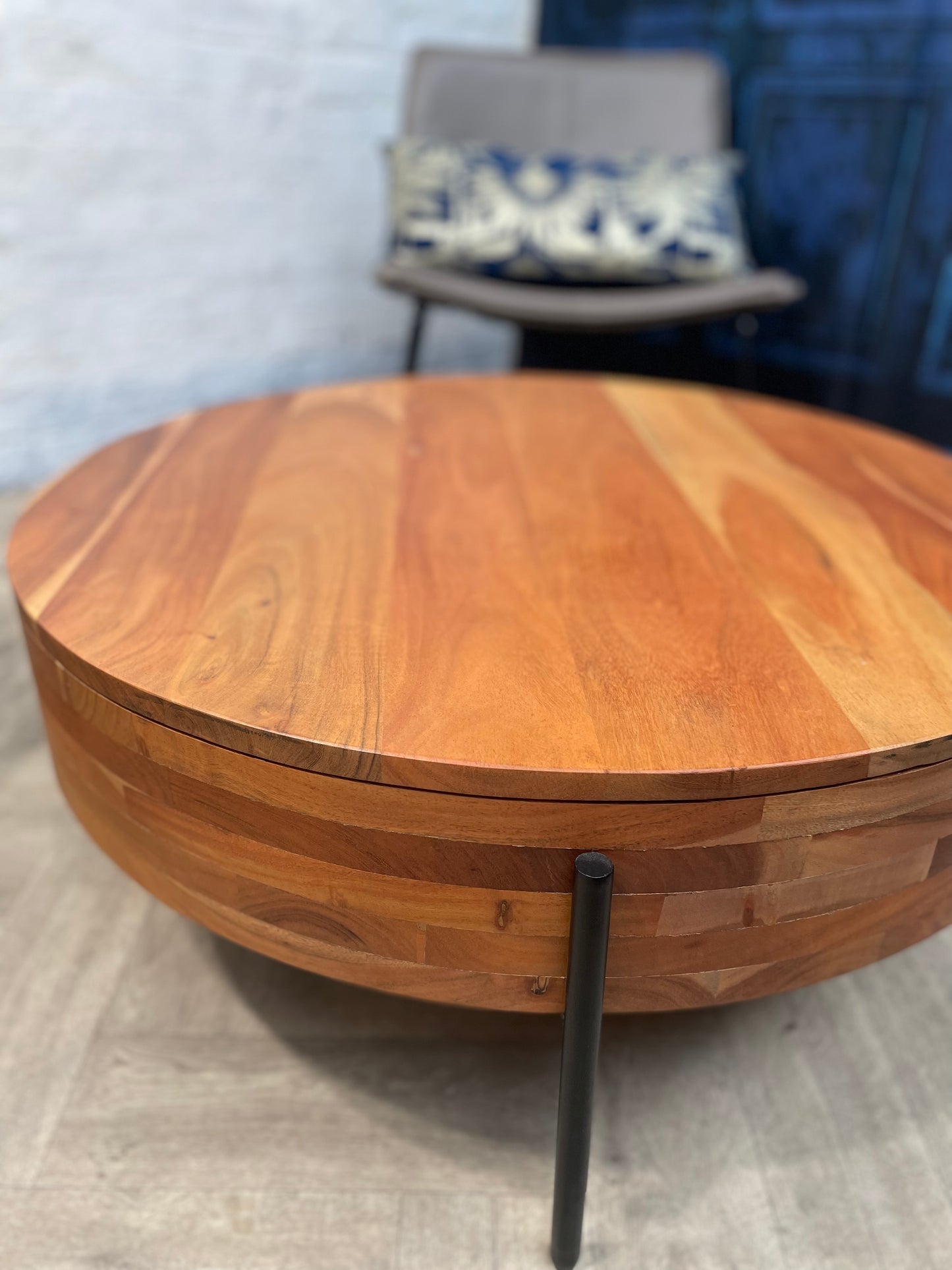 Solomon Acacia Wood Coffee Table