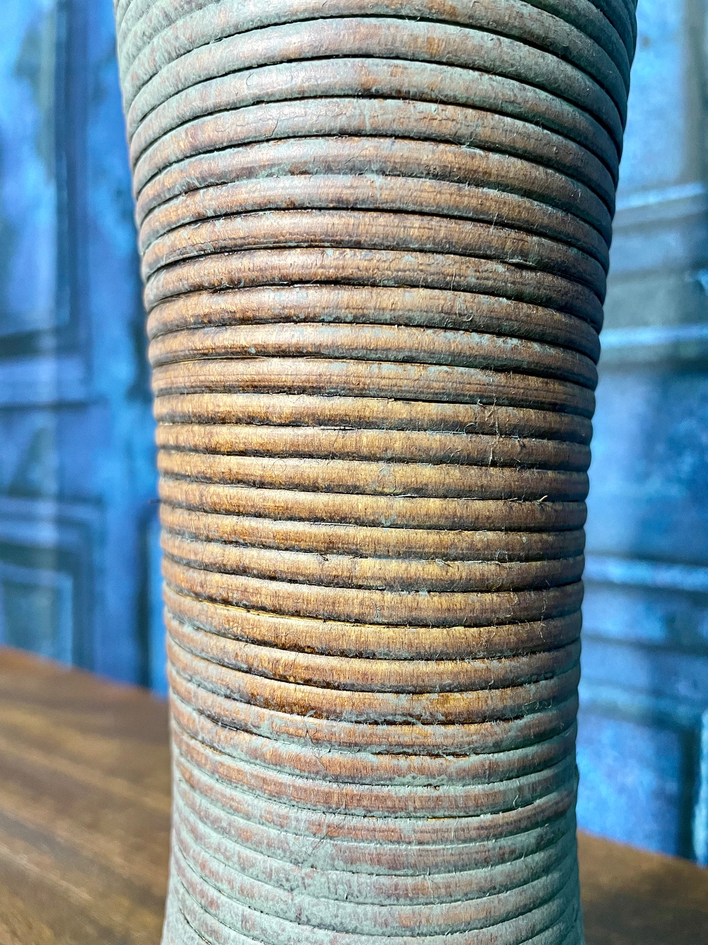 Small Rustic Bottle Neck Vase