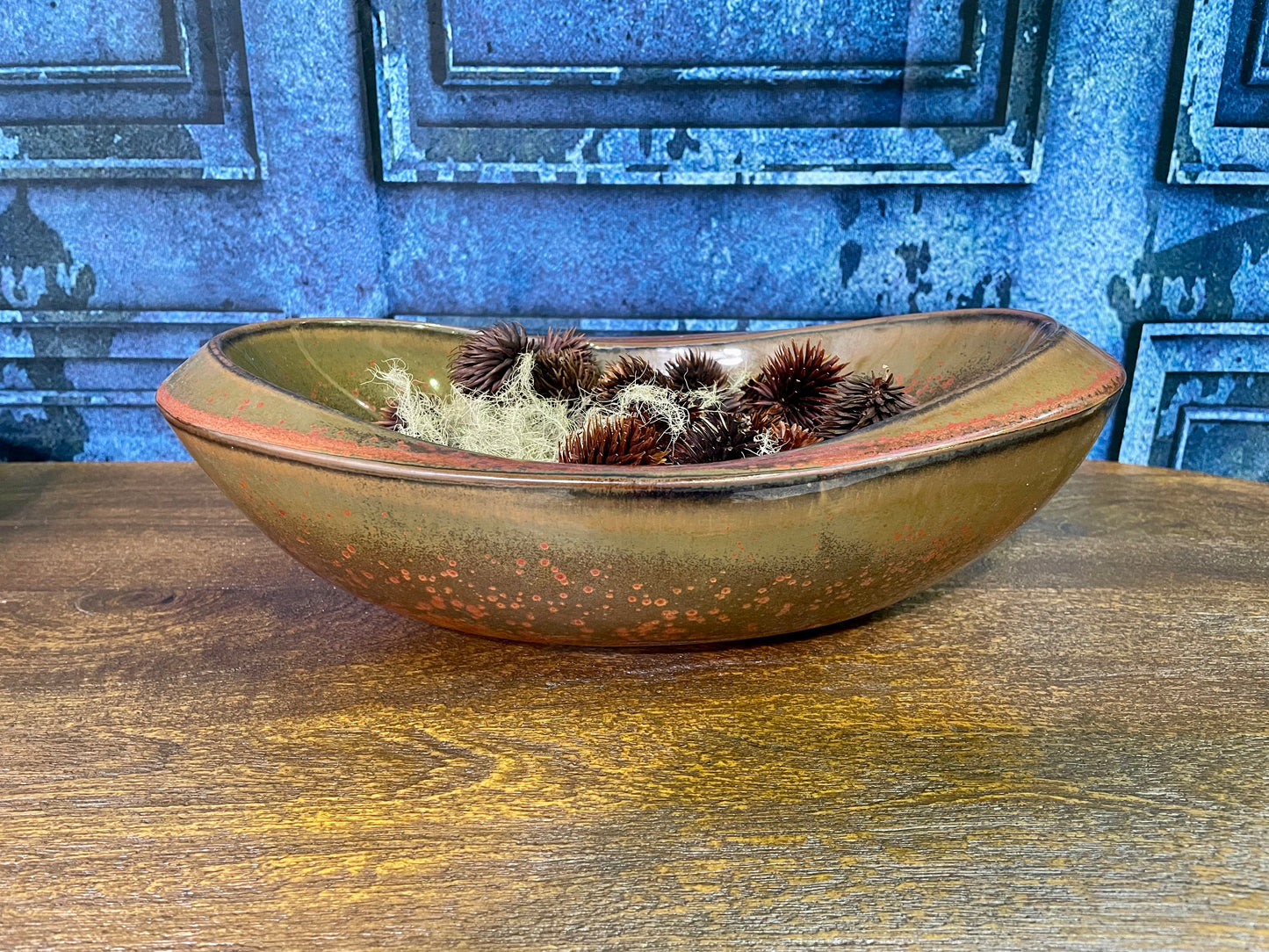 Burnt Orange Decorative Bowl