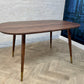 J D Williams Vivian 4-6 Seater Dining Table Walnut