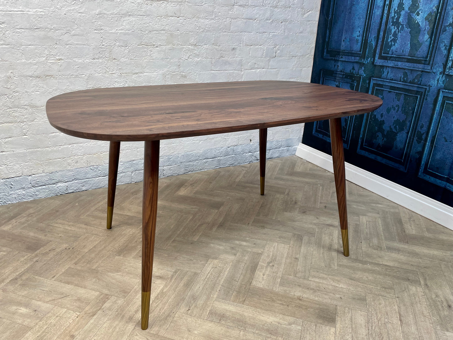 J D Williams Vivian 4-6 Seater Dining Table Walnut