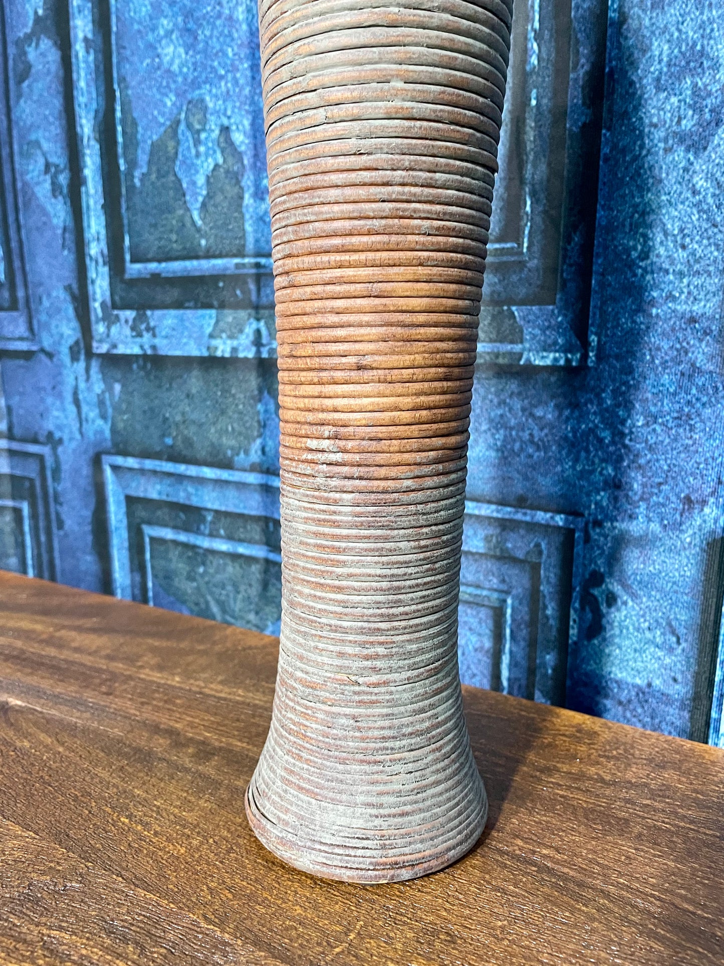 Tall Rustic Bottle Neck Vase