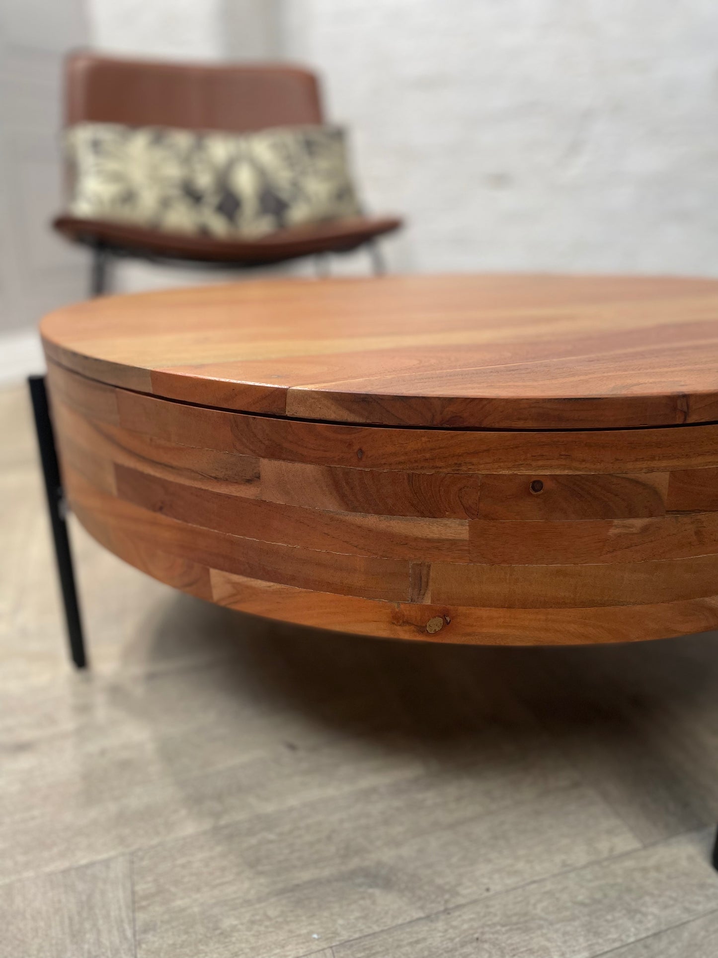 Solomon Acacia Wood Coffee Table