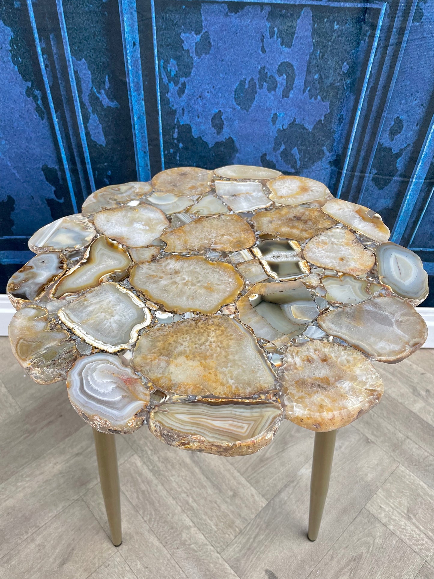 Myra Natural Agate End Table