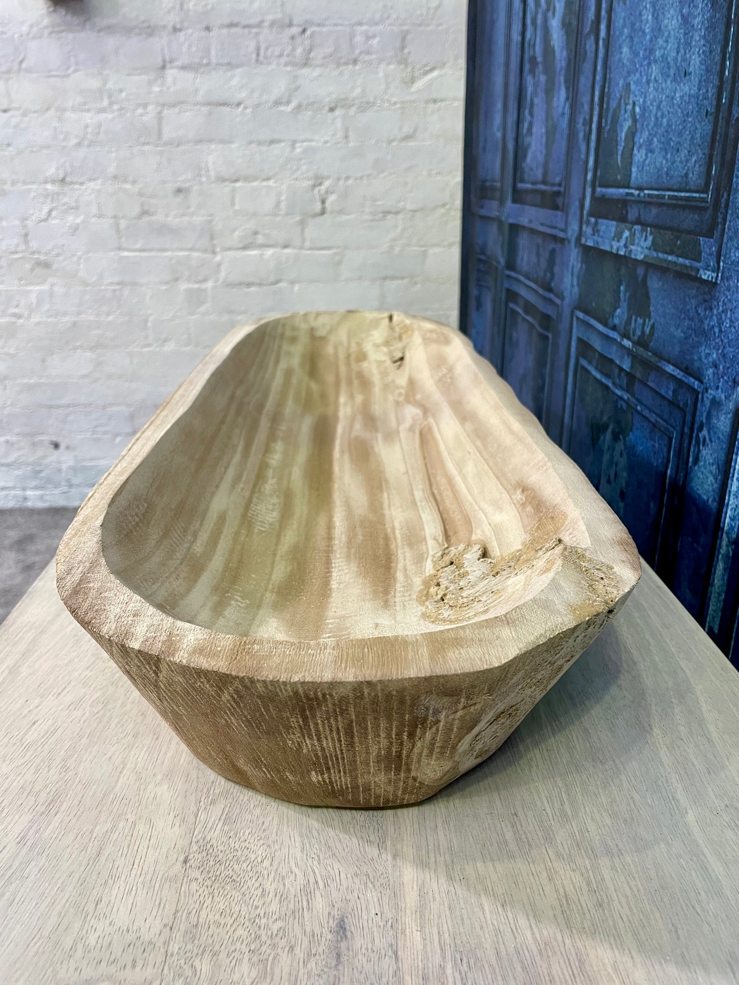 Reclaimed Wooden Storage Bowl