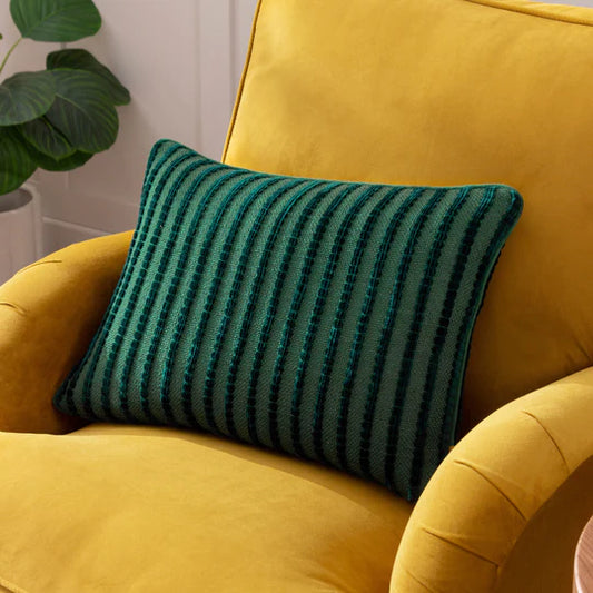 Furn. Giyla Chenille Cushion Teal