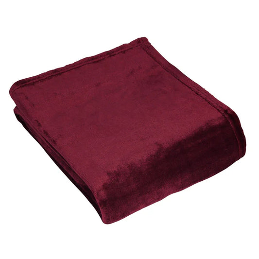 Furn. Harlow Fleece Throw Berry