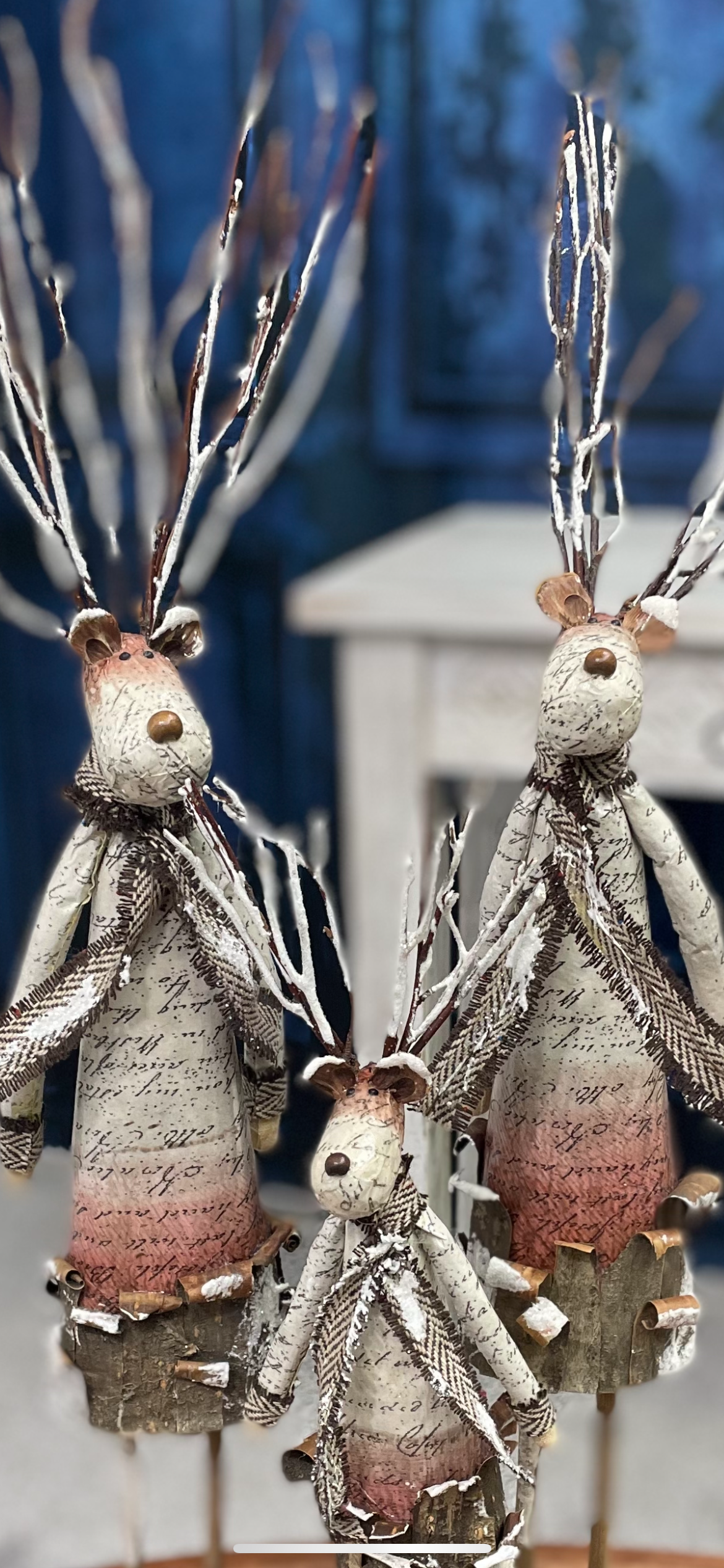 Large Slim Standing Reindeer - 65cm