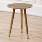 Voyage Maison Isadora Embossed Side Table Antique Brass