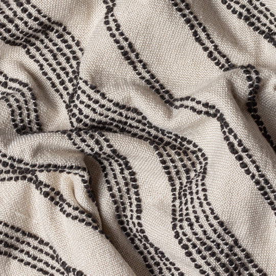 HÖEM Jour Woven Fringed Throw Natural